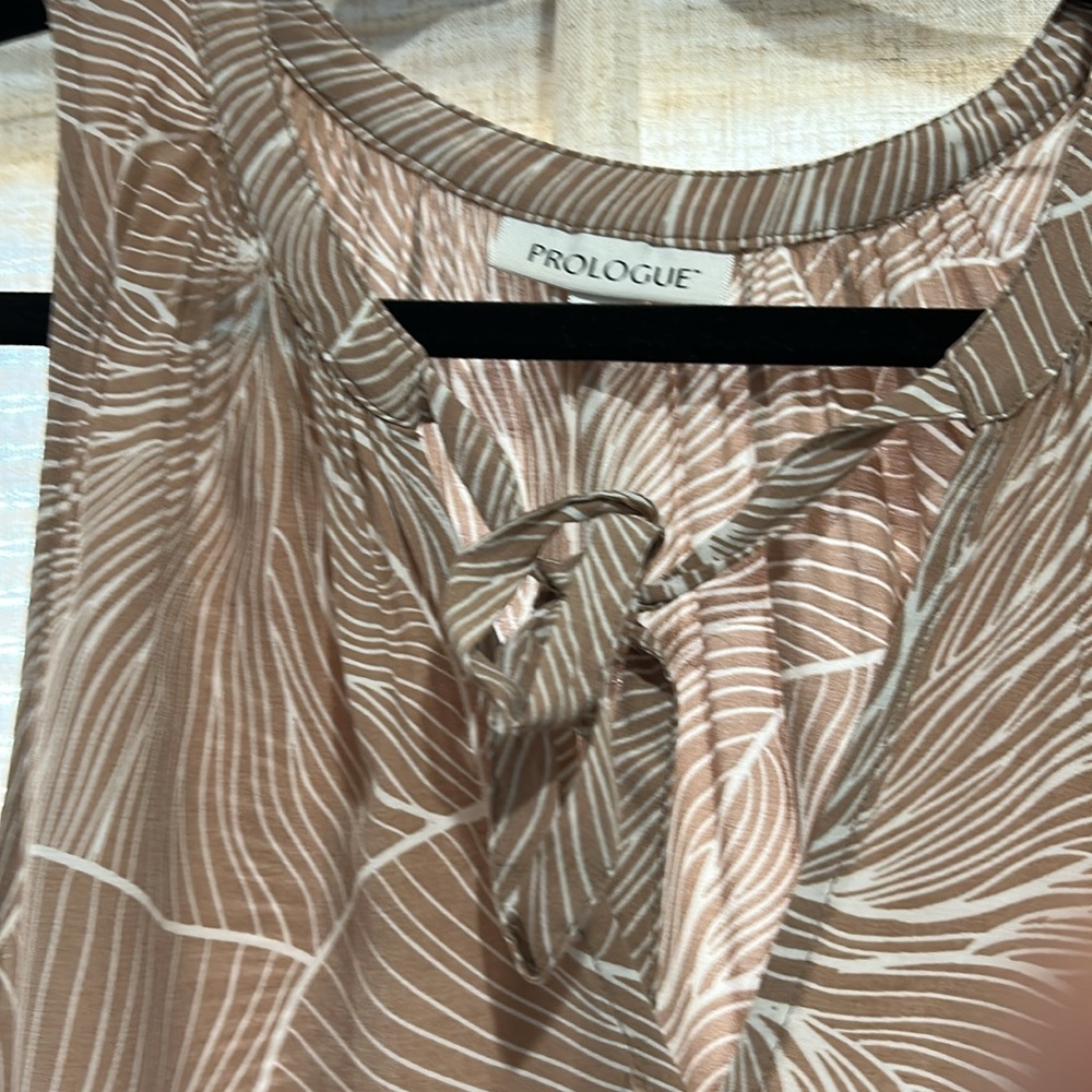 Prologue Tan Maxi Sundress Halter Neckline Sleeveless - Picture 3 of 5